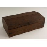 A 19th century Ceylonese or Anglo-Indian palmwood writing box,
