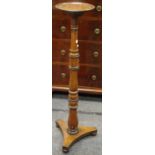 A Victorian mahogany torchère c.