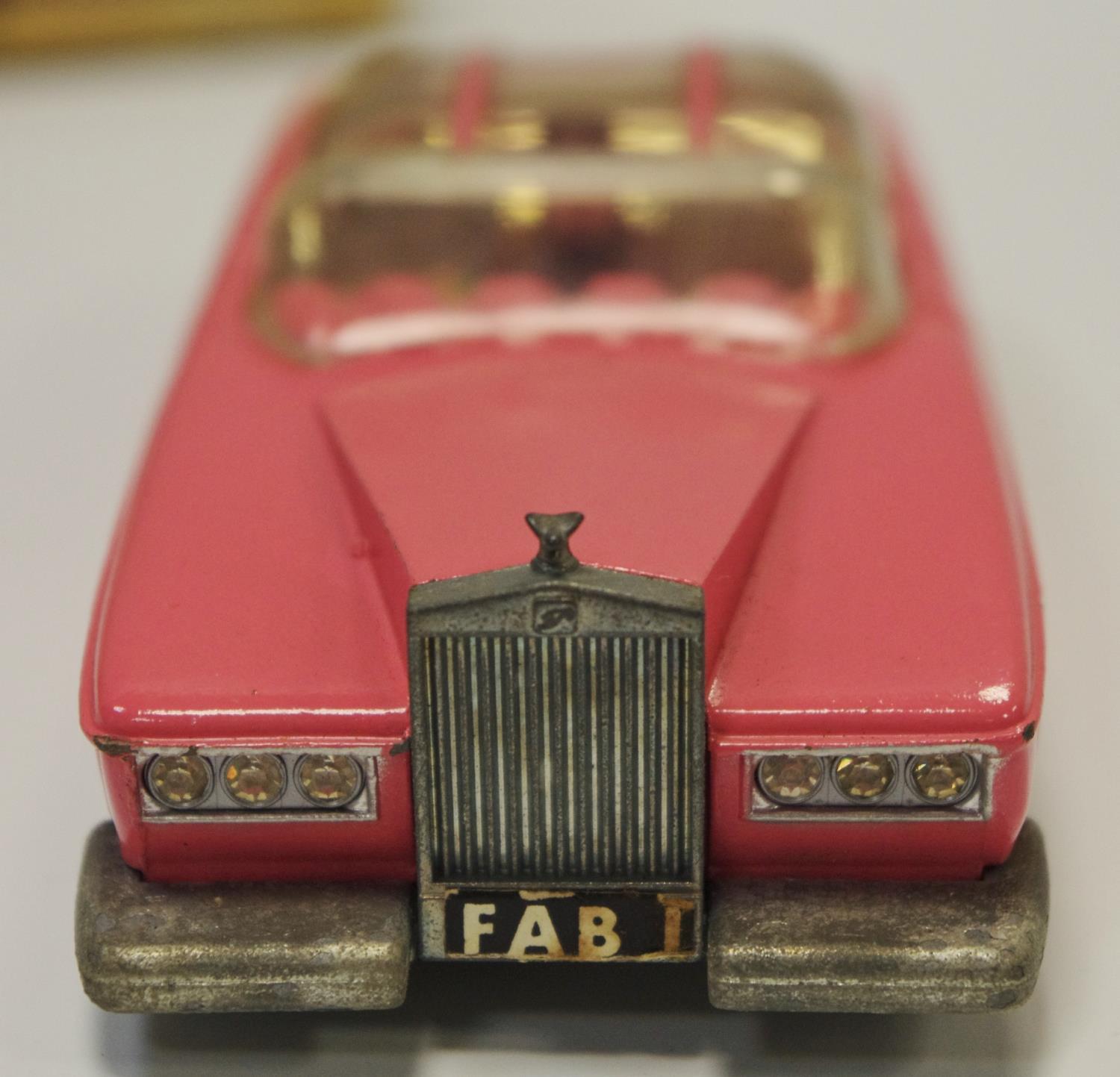 Dinky 100 "Thunderbirds" - Lady Penelope's FAB 1 - finished in pink including roof slides, - Image 5 of 11