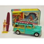 Corgi 485 BMC Mini Countryman "Surfing" - turquoise body, yellow interior, silver trim,