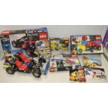 Lego Technics including 8860 Car Chassis, instructions & box; 8848 Power Truck,