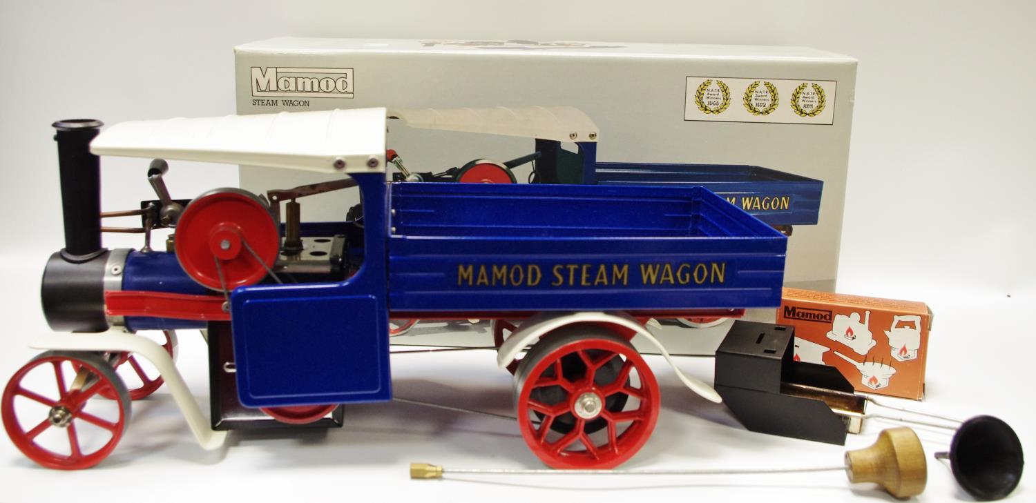 A Mamod Live SW 1 Steam Wagon,