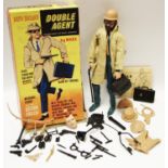 A Marx Mike Hazard Double Agent figure The Master of Disguise complete with all accessories