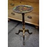 A 19th century Chinoiserie lamp table