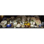 Ceramics & glass - collectors plates including a Miners plate, Royal Albert, Spode etc.
