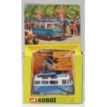 Corgi 479 Commer Mobile Camera Van "Samuelson Film Service Limited" - blue, white, spun hubs,