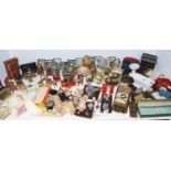 Mid 20th century dolls house furniture including a Dolls House Water Set, Jacobean Glass,