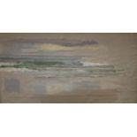 English School (early 20th century) Impressionist Seascape, The Incoming Tide oil on board, 26.