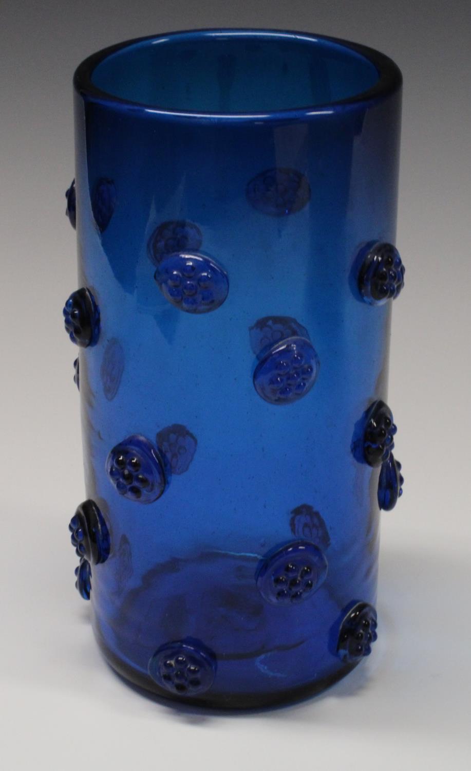 A Pilkingtons Royal Lancastrian ovoid vase, mottled in turquoise, 26cm high, impressed mark, - Image 2 of 4