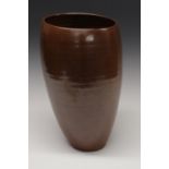 Joanna Constantinidis (1927-2000) - a large stoneware vase, , iridescent rust glaze, 33cm high,