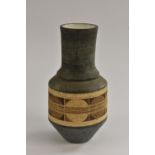 A Troika cylindrical urn vase by Jane Fitzgerald,