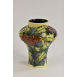 A contemporary Moorcroft Woodland Trail pattern inverted baluster shoulder vase,