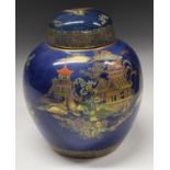 A Carlton Ware New Mikado pattern ovoid ginger jar and cover,
