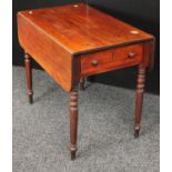 A 19th century mahogany Pembroke table