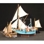 Model ships - a fishing boat,