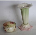 A Royal Worcester Lily pattern vase;