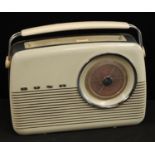 A mid-20th century retro radio, Bush Receiver Type TR82C, 34cm wide, serial no. 346/22197, c.