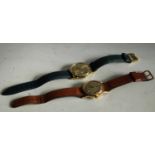 A Buren 17 jewel wristwatch; another,