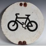 Cycling - a vintage metal sign