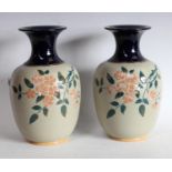 A pair of Lovatt's Langley baluster vases, 25.
