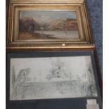 Pictures - Molly Bishop, Royal Drawing Society pencil sketch, A Victim of the Borgias, signed,