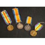 2 sets of first world war medals,