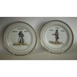 A pair of Bing & Grondahl plates, commemorating 125 years 1853 - 1978,