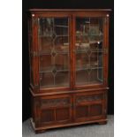An Old Charm oak display cabinet,