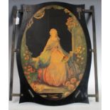 An Art Nouveau wall plaque,