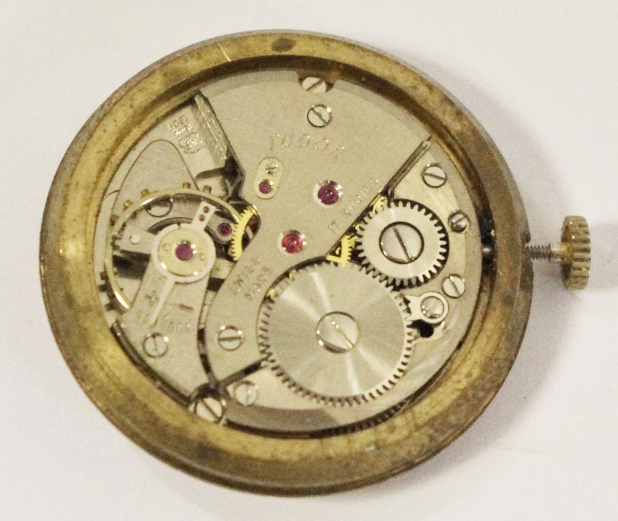 A 9ct gold Rolex Tudor gentleman's wristwatch, 17 jewel movement marked Tudor, - Image 2 of 2