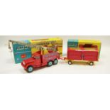 Corgi 1121 Chipperfield's Circus Scammell 6-wheeled Crane Truck - red, blue, yellow ballast,
