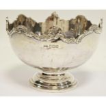 A silver sugar bowl, Walker & Hall. Sheffield 1925.
