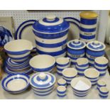 Cornish blue and white kitchenware by T.G.