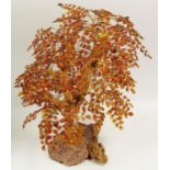 A large Baltic amber tree 42cm in height