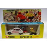 A Corgi GS13 Tour De France Gift Set - Renault R16, white, black, red interior, driver,