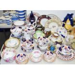 Decorative Ceramics - 19th century English porcelain including Bloor Derby, Gaudy Welsh,