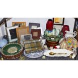 Stoneware;; Piggy bank; decorative vases; Decorative wall plates;