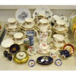 Ceramics - a Royal Albert Masquerade tea service for six to include cups, saucers,