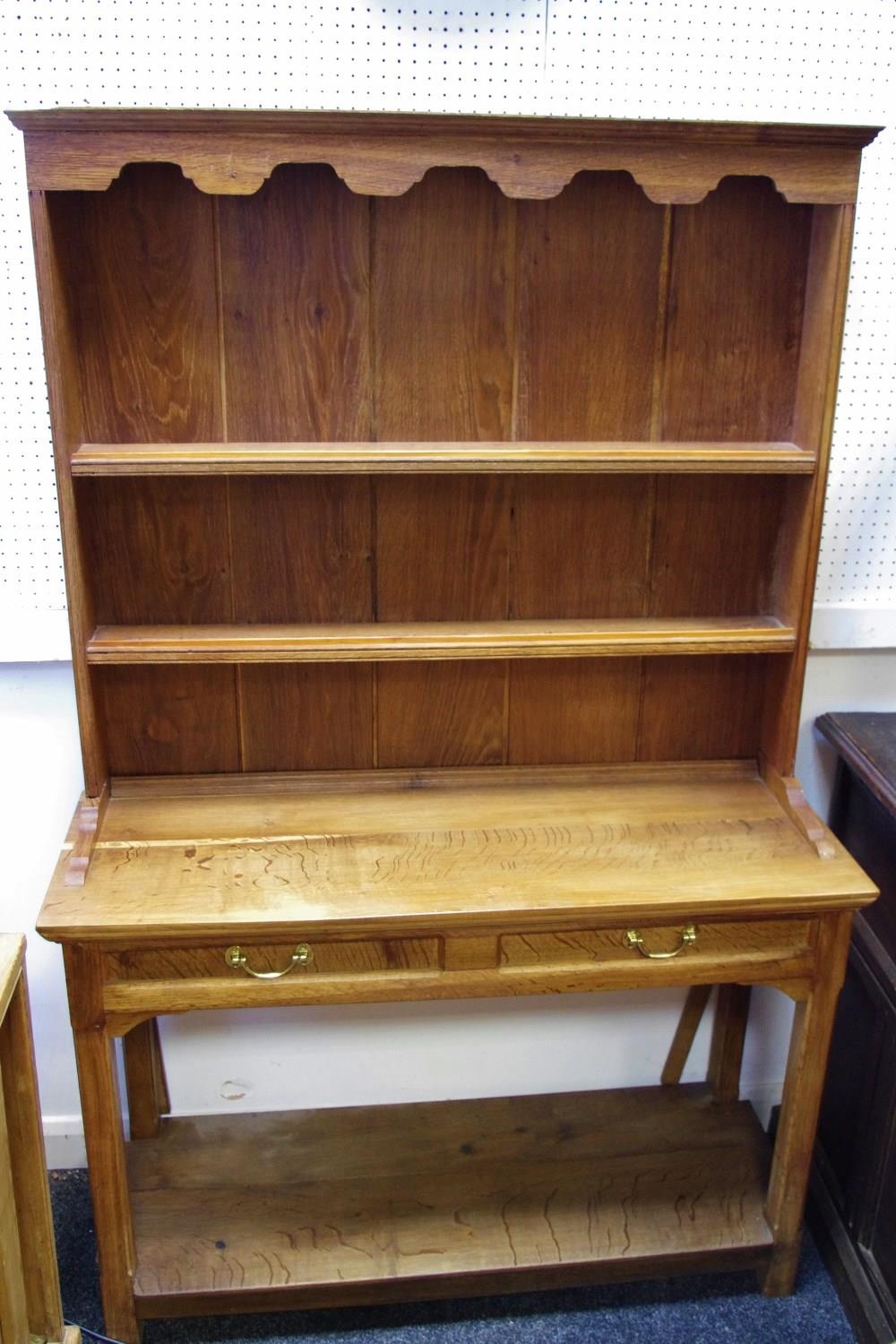 A modern farmhouse oak dresser,