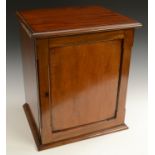 A Victorian mahogany collector’s table cabinet,