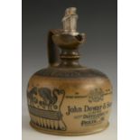 A Doulton Lambeth Silicon Ware promotional whisky decanter, produced for John Dewar & Sons, Perth,