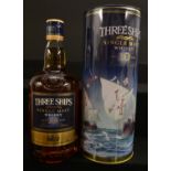 Three Ships Single Malt South African Whisky, Aged 10 Years, Limited Edition, 43%, 750ml,