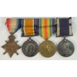 Medals, Royal Marines, Great War group: 1914 star, British War medal,