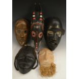 Tribal Art - a Guro zoomorphic mask,