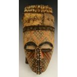 Tribal Art - a Kuba Ngady Amwaash mask,