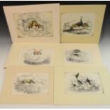 Christopher Webb Smith and Sir Charles D'Oyly, after, a set of ten coloured prints,