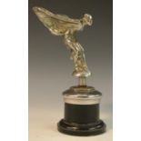 Automobilia - a Rolls-Royce silvered car mascot,