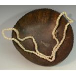 Tribal Art - an Oceanic shell currency necklace, possibly Papua New Guinea,