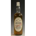 Glen Grant Highland Malt Scotch Whisky, 21 Years Old, 26 2/3 fl oz, 70° proof, labels good,