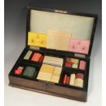 An early 20th century games box,